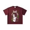 260 GSM Double Yarn 32 Count 100% Cotton Attack On Titan V1 Eren Print Unisex Heavy Cotton T Shirt… More