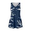 Women's Casual Sundress With Pockets Summer Boho Beach Dress Floral Blouses For Women T-Shirts Dress V Neck Loose Tank Dresses