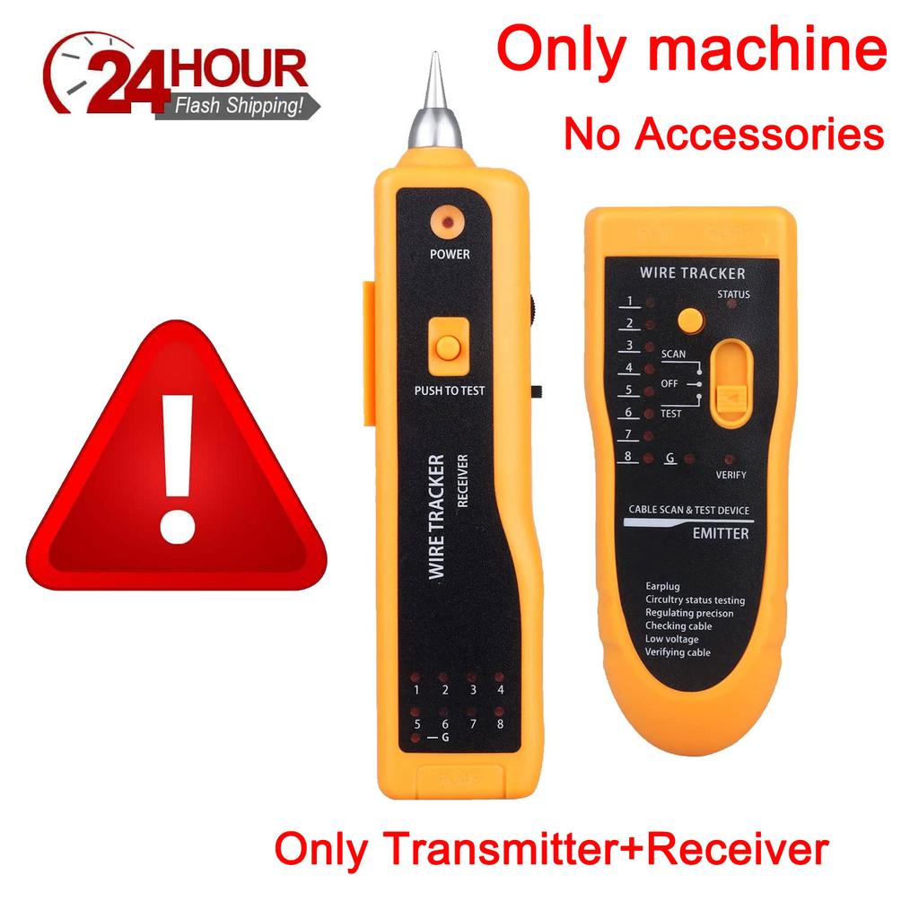 Handheld cable tester multifunctional cable inspection wire measuring instrument for network maintenance telephone line test
