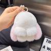 Adorable Plush Rabbit Pendant Keychain and Bag Charm