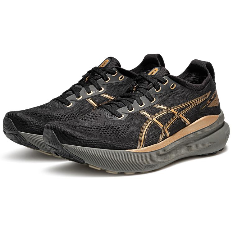 Asics Gel-Kayano 31 Comfortable Versatile Durable Low-Top Running Shoes Men sneaker Black Yellow 1011B995-002