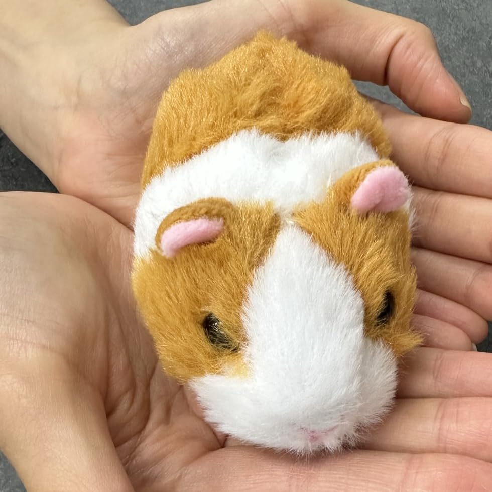 Urocza Pluszowa Zabawka Sprzedażowa MOU MOU Świnka Morska SS Brązowa F0321