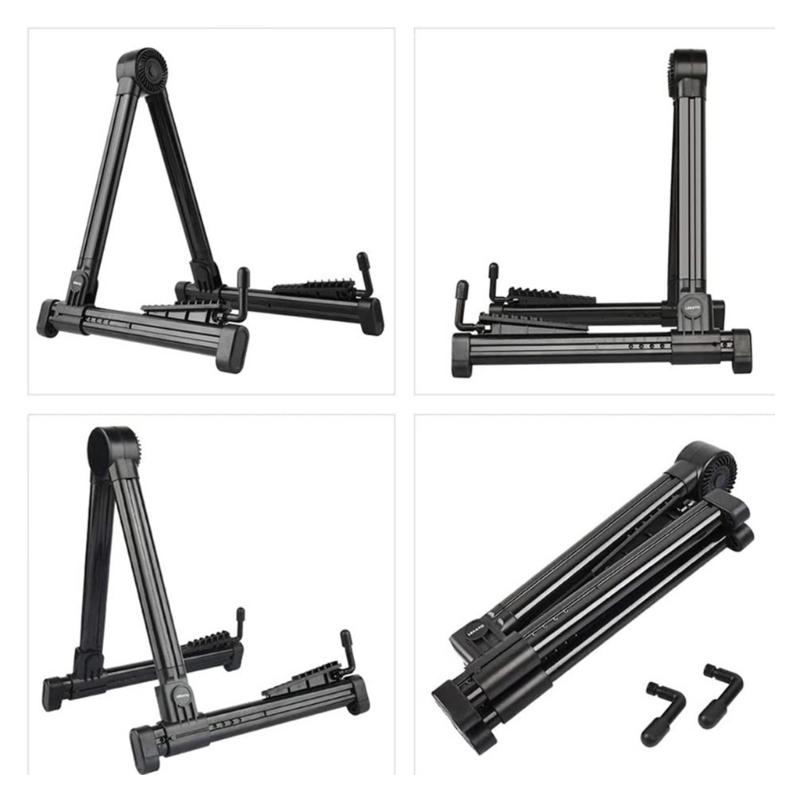 Adjustable Electric Guitar Stand Universals Folding Musical Instrument Stand Suitable for Electric Guitar, Ukuleles