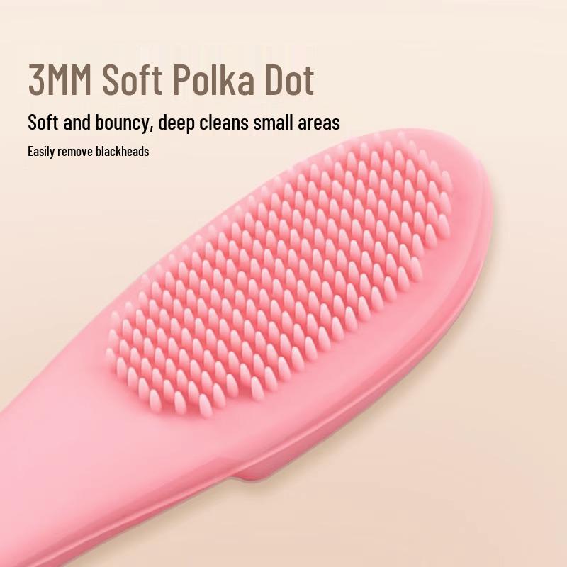 Silicone Nose Tip Brush for Pore Cleansing with Soft Bristles
