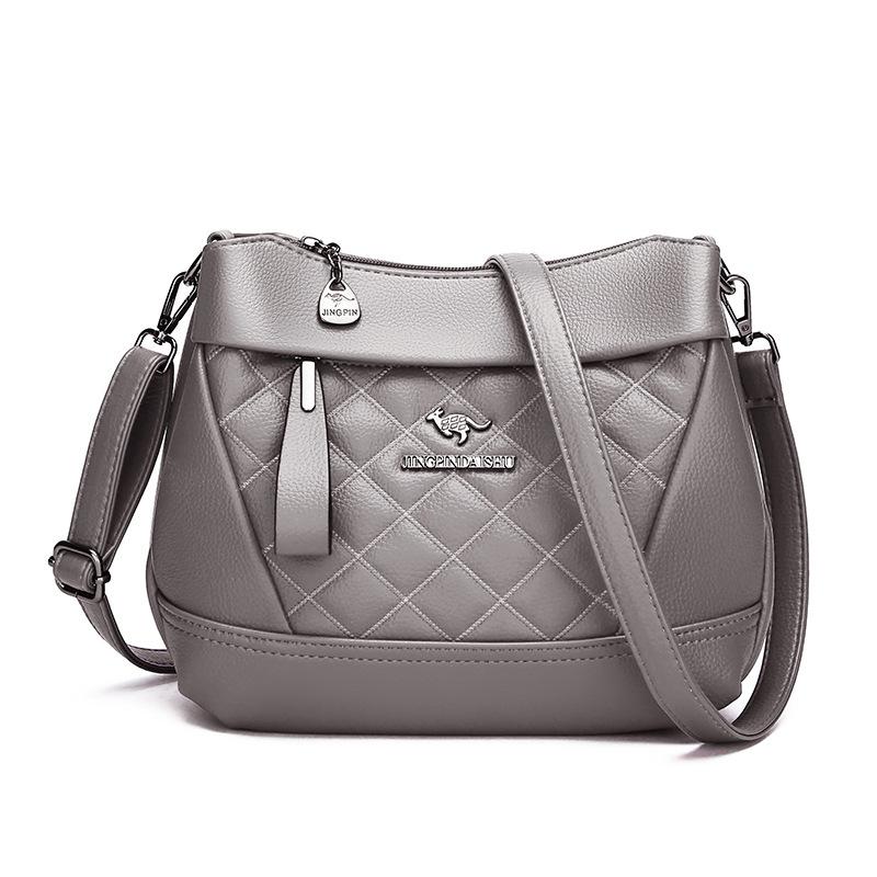 Crossbody Bag for Middle-aged Women, Small Square Embroidered Bag for Women, Single-shoulder Bag