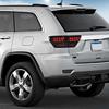 Car Tail Light Cover Taillight Decorative Stickers  For Jeep Grand Cherokee 2011-2013 Car Exterior Accessories, ABS Plastic