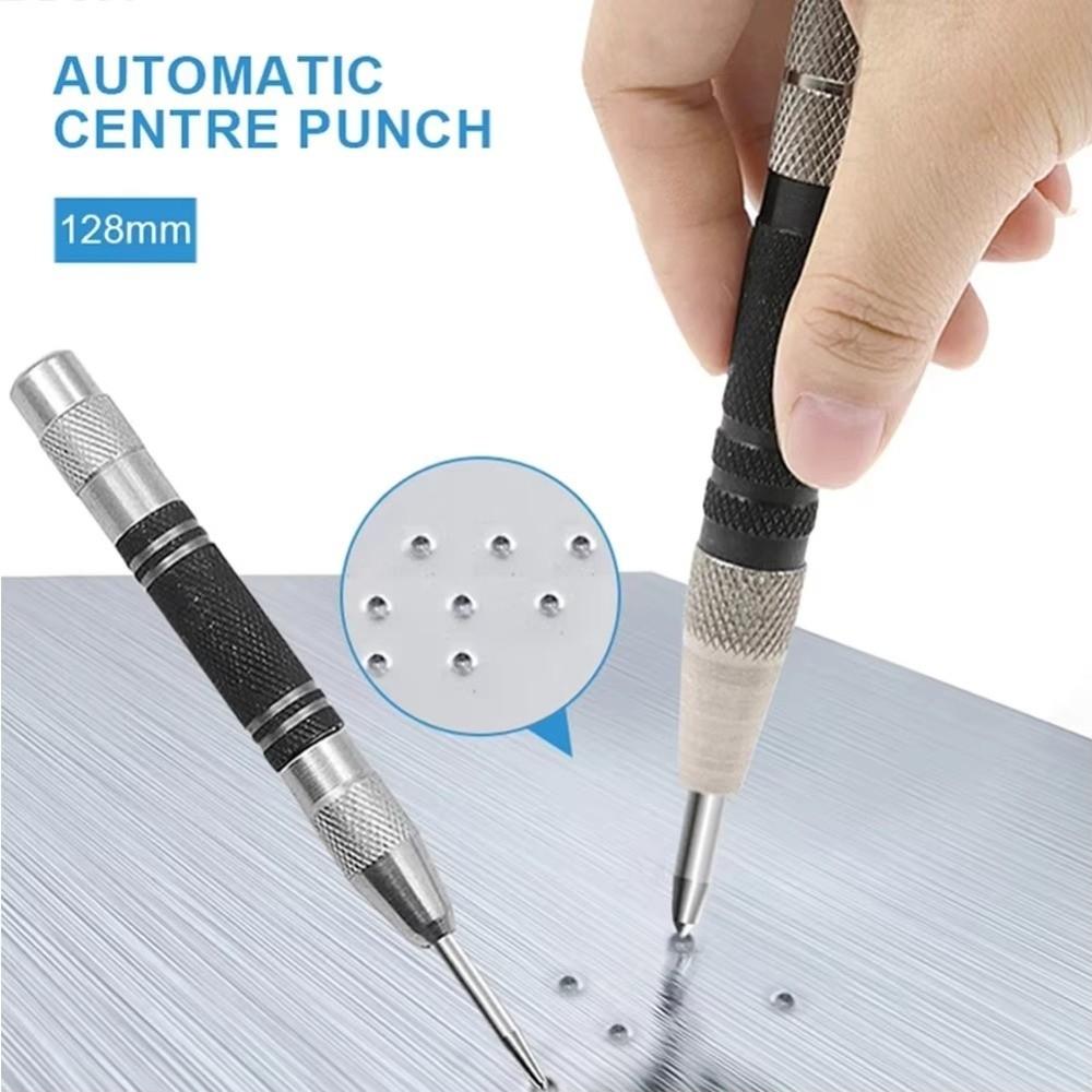 Heavy Duty Automatic Center Punch High-carbon Steel Hole Marker Punch  Carpentry Tool
