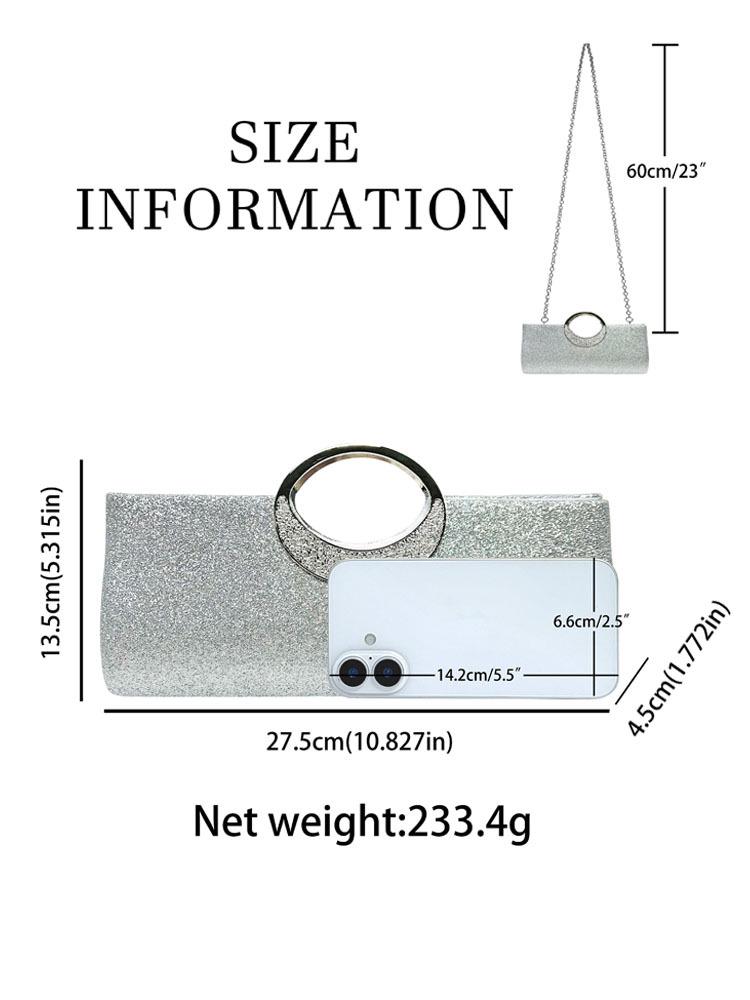 Elegant Evening Clutch: Diamond-Encrusted, Versatile Handbag for Banquets & Special Occasions