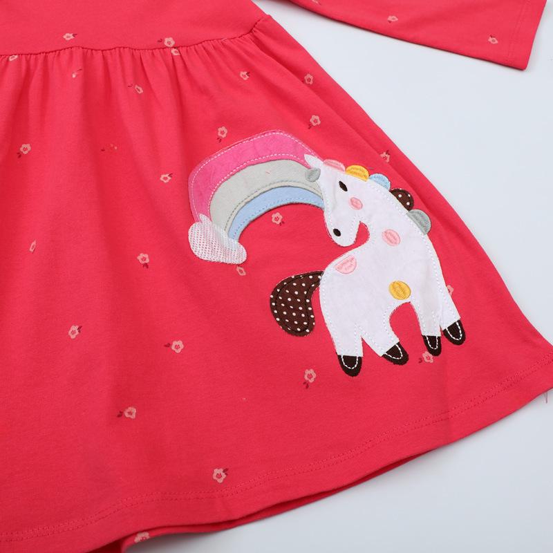 Frühlings-Langarm-Prinzessinnenkleid - Süßer Strickrock für Mädchen