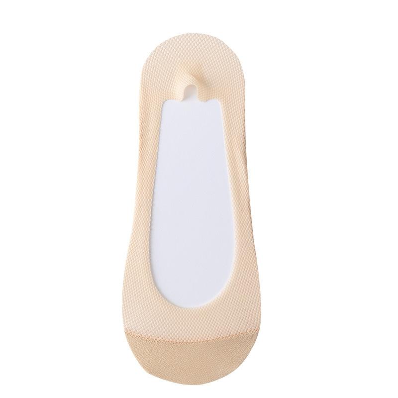 Summer Thin Anti-slip, Non-dropping Heel Sock for Women, Short Socks, High Heels, Summer Ice Silk, Shallow Mouth, Invisible Socks