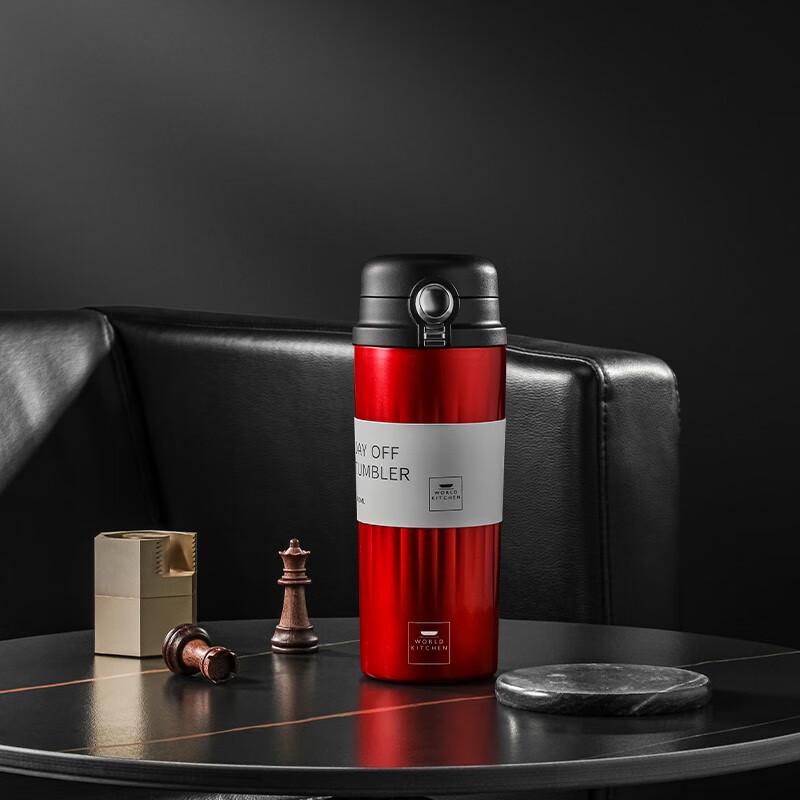 WORLD KITCHEN Corning Insulated Pop-Up Lid Mug