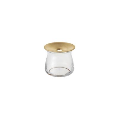 Flower Vase LUNA Base 80x70mm Clear 20331