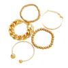 Punk Bracelet For Women 2026 Girls Bracelets & Bangles Set Simple Large Chain Bracelet Hand Ring Fashion Jewelry Accessories New