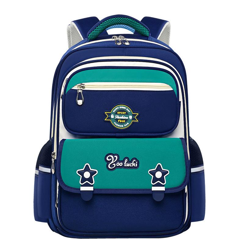 Children's Schoolbag - Sixth-grade Backpack with Reduced Burden, Backrest, Spine Protection, Waterproof, Casual Large-capacity Backpack