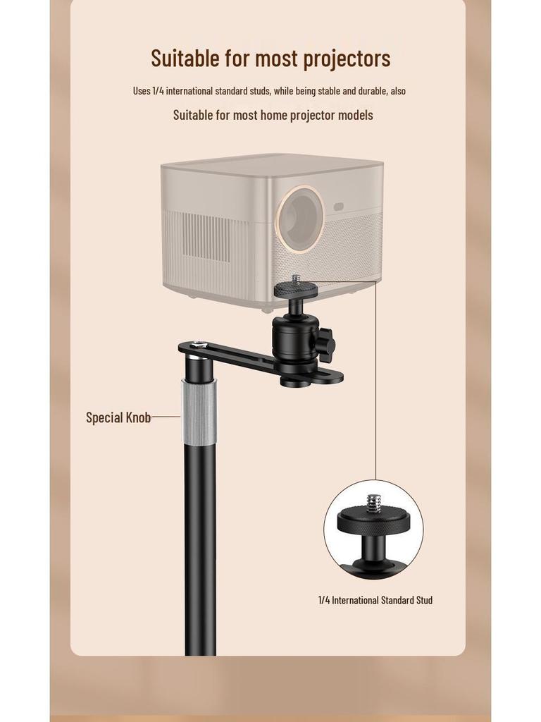 Adjustable Wall-Mounted Projector Mount Sofa Bed Headboard Organizer
