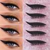 1 Pair Of Self-Adhesive Color Eyeshadow False Eyelashes, Holiday Style, Natural Thick Curled Eyelashes