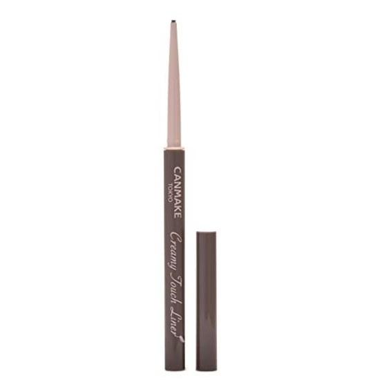 Canmake Creamy Touch Liner 11 Cloudy Gray Eyeliner Gel Ultra Fine 1 piece (x 1)