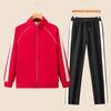 Women's 2024 Autumn Casual Sportswear Set: Long Sleeve Top & Elastic Cuff Straight-Leg Pants.