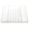 Versatile Cutlery Drawer Tray with Adjustable Compartments Kitchen Cutlery Drawer Insert Flatwares Organizers