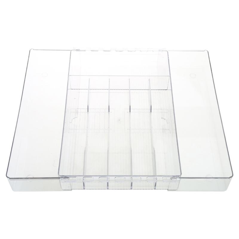Versatile Cutlery Drawer Tray with Adjustable Compartments Kitchen Cutlery Drawer Insert Flatwares Organizers