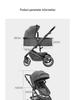 Lightweight Dual-Use Baby Stroller: High Landscape, Convertible, Foldable, & Two-Way.