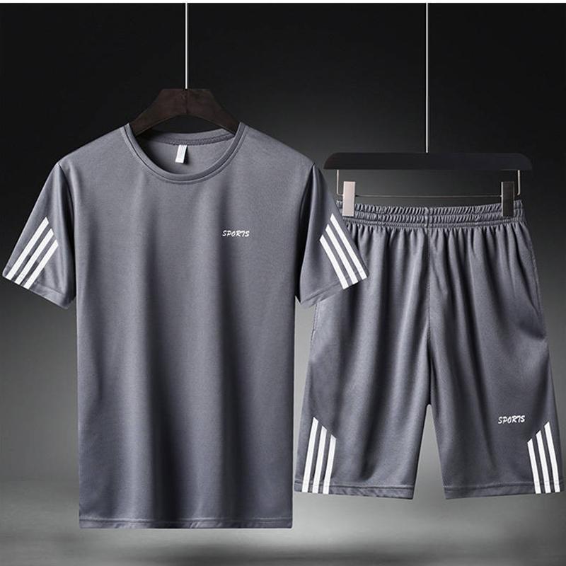 Sommer Neue Herren Kurzarm T-Shirt Teenager Trend Koreanische Version der Student Sport Mode Hübscher Zweiteiliger Anzug