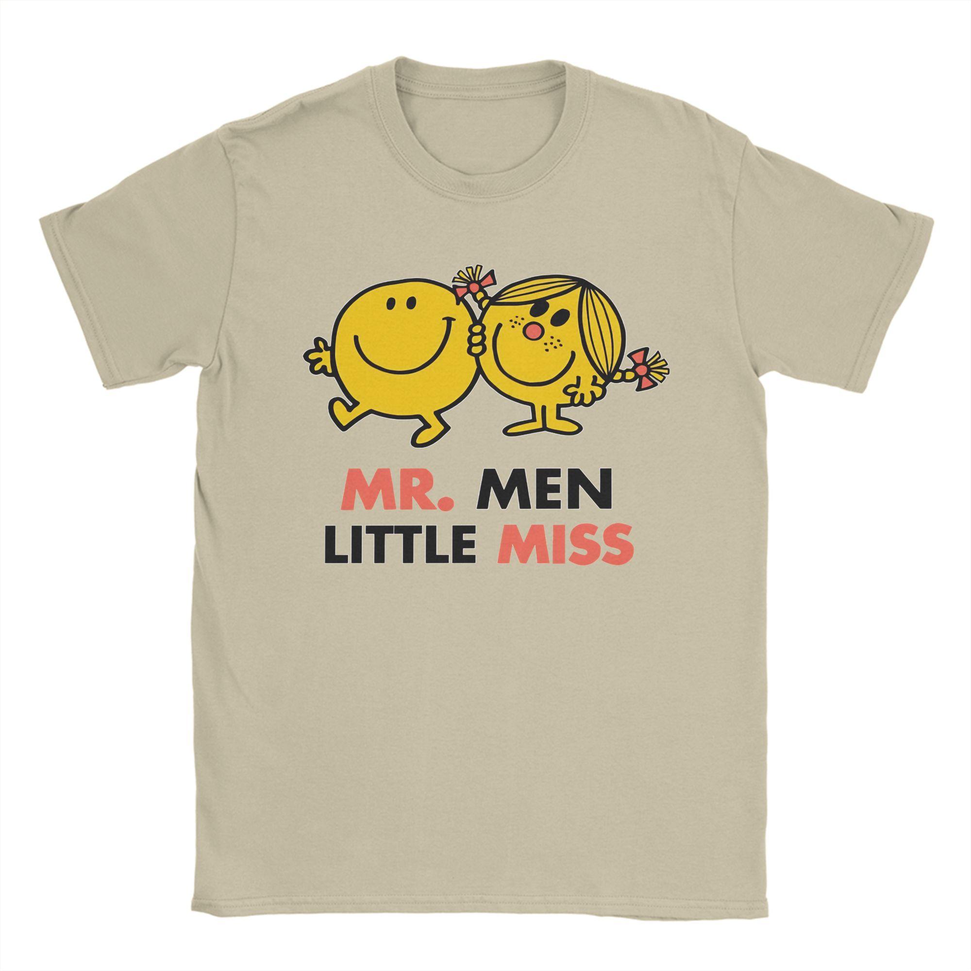 

Mr Men Little Miss T Shirt For Men Women Cotton Clothing Aesthetic Round Neck Short Sleeve L