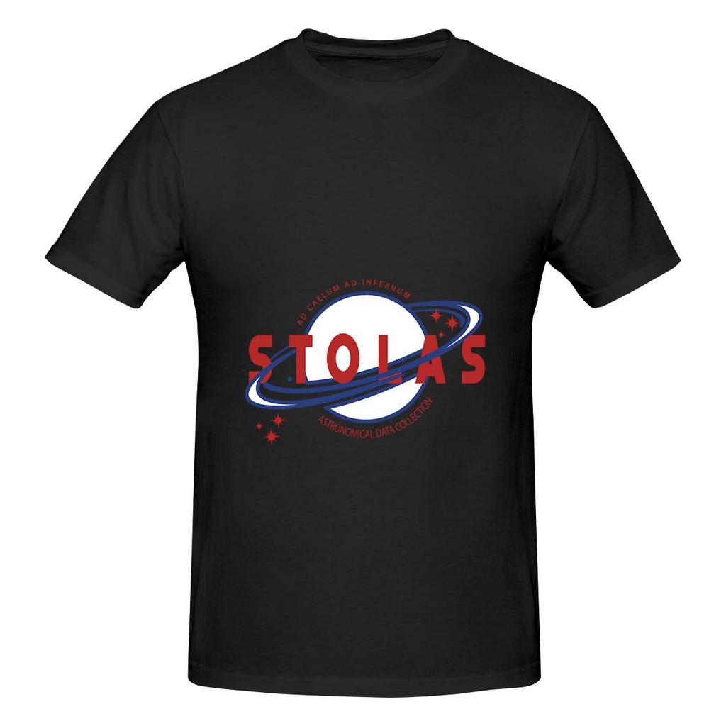 Stolas Red White And Blue Full Of Cotton Feeling Tshirt Commuting Vibe Simple Prints Tees