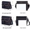 Oxford Canvas Electrician Tool Bag for Air Conditioner Repair - Large, Thickened, Single-Shoulder, Multifunctional Storage.