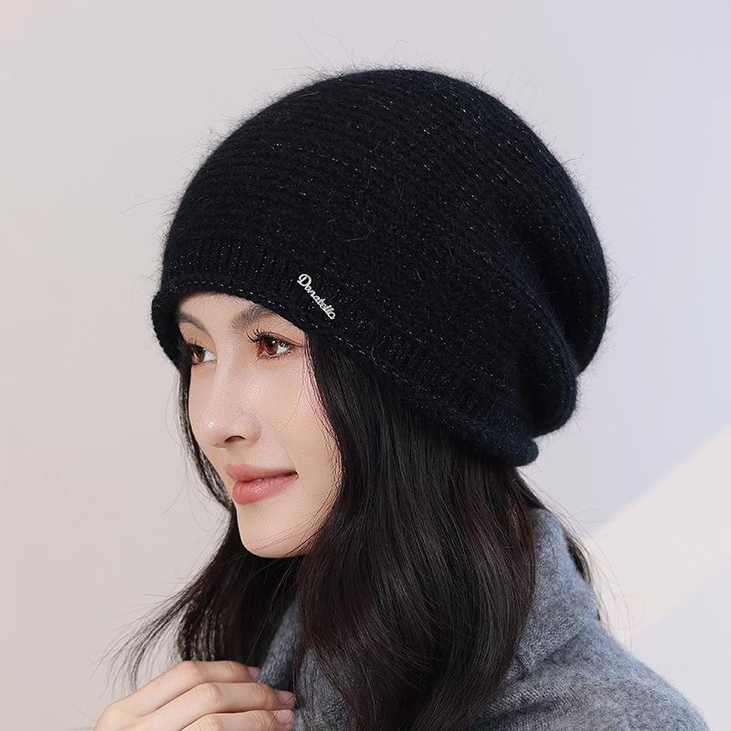 Women's New Stacking Hat, Warm Hat, Women's Cold-proof Wool Hat, Autumn and Winter Knitted Hat