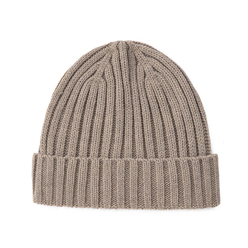 Unisex Wool Blend Beanie: Warm, Thick, Ear-Protective Knit Hat for Autumn and Winter Outdoor Wear