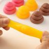 Süßes Fidget Knet-Kackhaufen Spielzeug Geschenke Stressabbau Sensorisch Lustige Kackhaufen Form Kinder und Erwachsene Fidget Scherz Streichspielzeug Zufällige Farbe