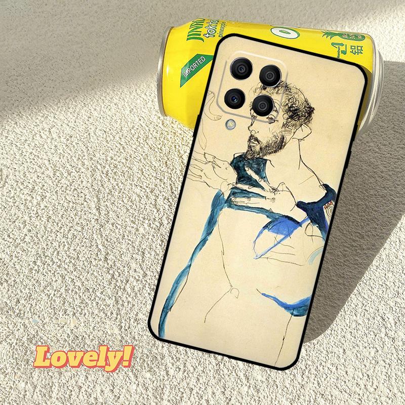 Egon Schiele Case For Samsung Galaxy M52 M36 M06 M16 M56 M33 M15 M55 M31 M13 M12 M14 M53 M32 M35 M34 M54