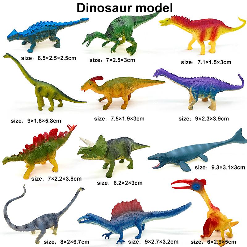 Miniatur Löwenhai Pferd Dinosaurier Tiere Modell Set Actionfiguren Figur Zoo Niedlich Bildung Kinder Puzzle Spielzeug Geburtstagsgeschenk