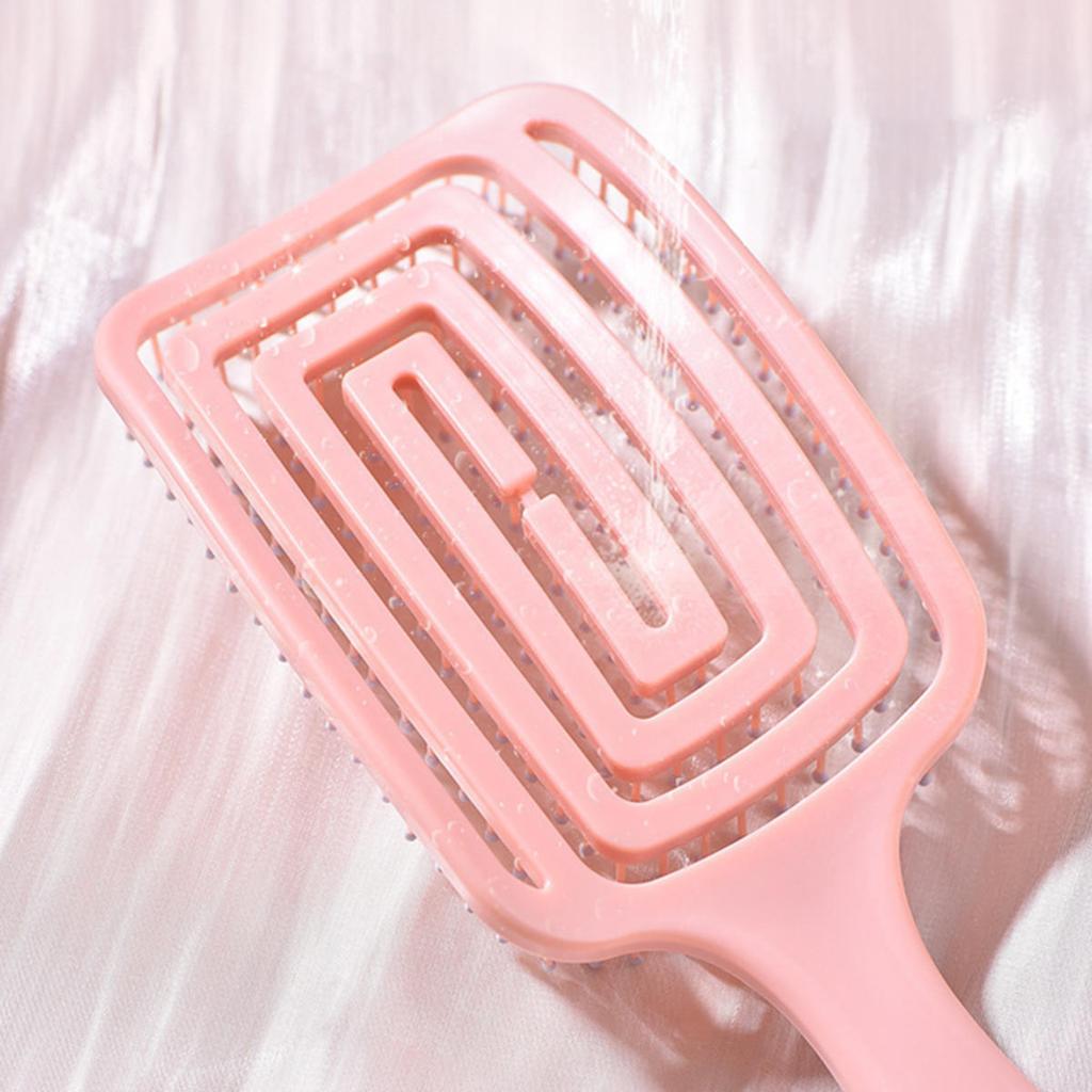 Scalp Massage Comb Hair Brush Anti-Static Wet Dry Curly Detangler Hairbrush Salon Hair Styling Tool for Women Men