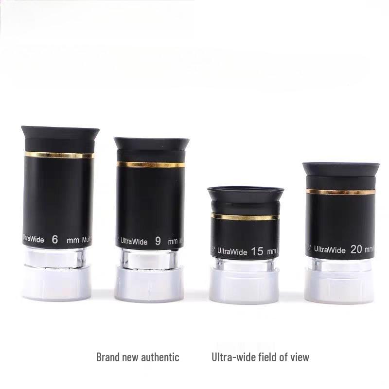 

66° Wide Angle Eyepieces: 6, 9, 15, 20mm - Telescope Accessories for HD Stargazing & Deep Sky Viewing 6mm