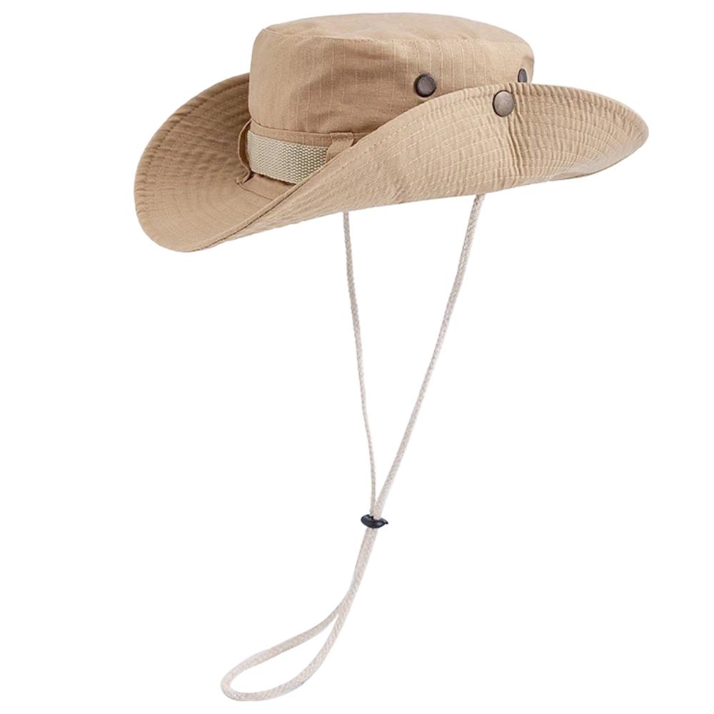 New Unisex Wide Brim Fisherman Hat Breathable Summer Sunshade Bucket Hats Adjustable Hats For Camping Outdoor Activitie Fishing