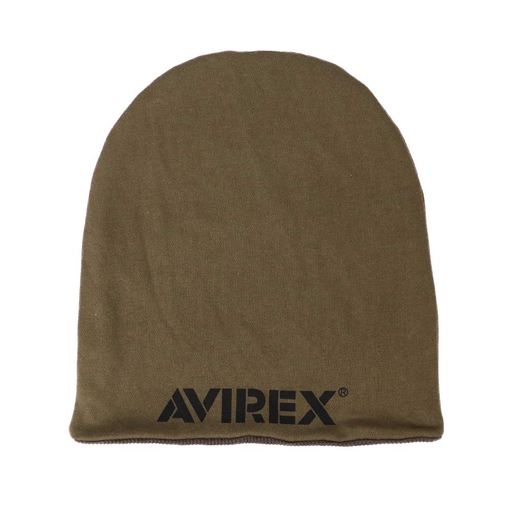 

AVIREX Knit Cap Men s Hat AVIREX AX REVERSIBLE SWEAT CAP Military Reversible Khaki хакі