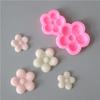 Sakura Baking Tray Flowers Shaped Plum Blossom Fondant Clay Silicone Mold for Mousse Chotolate Dessert Soap Cake Decorating Tool
