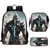 Monster No. 8 Schoolbag Multi-Functional Cross-Border Backpack
