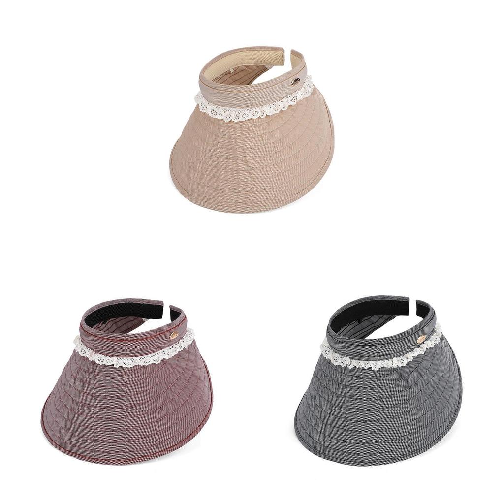 Summer Sun Protection Hat With Wide Brim And Foldable Design For Women Outdoors
