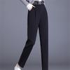 2022 Autumn Winter Women High Waist Solid Elegant Thickening Warm Pants Harajuku Ladies Chic Trousers Female Casual Fashion Pant