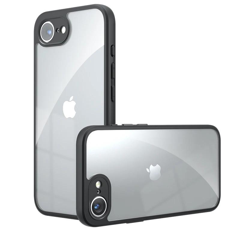 16E Case for iPhone 16E Matte Clear Phone Cover for iPhone 16 E SE 4 16e Acrylic PC + TPU Thin Shockproof Bumper Shell