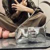 Luxury Designer Handbags for Women Laser Armpit Bag Brand Shoulder Bag Silver Chic Female Top Handle Bag Shopper Tote Bag