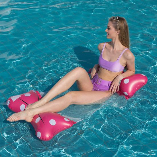 Inflatable Pool Float Hammocks for Adults 4-in-1 Water Floating Lounge Chair Swimming Drifter Saddle Pool Rafts Floaties for Summer Pool Party