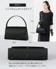 Iwasa Black Formal Made In Perfect for and Funerals Women's Bag, Japan, Large, Water-Repellent, Piping, Weddings, Graduations, (iw60465)