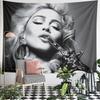 Artistic Madonna Decorative Tapestry, Gray Classic Beauty, Perfect for Small Apartment Balcony and Terrace with Pop with Look with Fine Charm