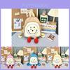 Adorable Plush Smile Face Backpack For Kids Unique Design Lightweight And Spacious