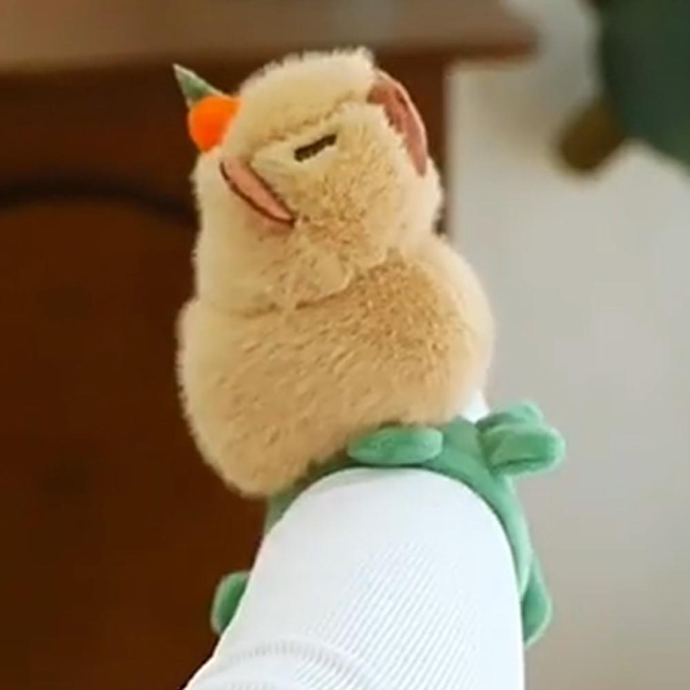 Turtle Capybara Plush Hand Ring Goose Animal Plush Slap Bracelet  Home Decor