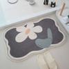 Imitation cashmere bathroom floor mat toilet toilet toilet door